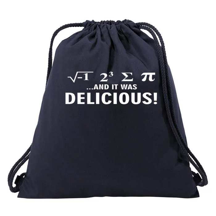 I Ate Some Pie And It Was Delicious Funny Sayings Gift Drawstring Bag