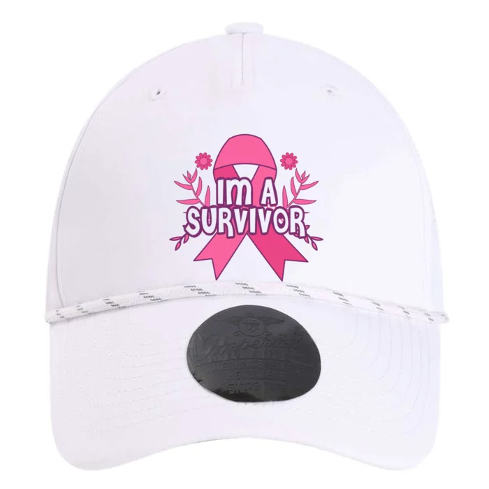 Im A Survivor Breast Cancer Awareness Ribbon Performance The Dyno Cap