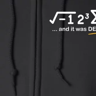 I Ate Some Pi Funny Pi Day & Math Lover Gift Full Zip Hoodie