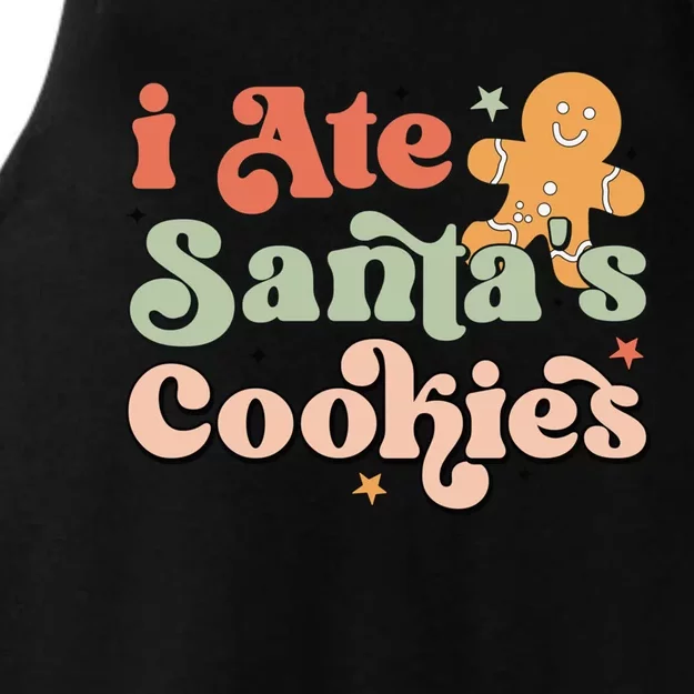 I Ate Santas Cookies Lovers Funny Christmas Gift Ladies Tri-Blend Wicking Tank