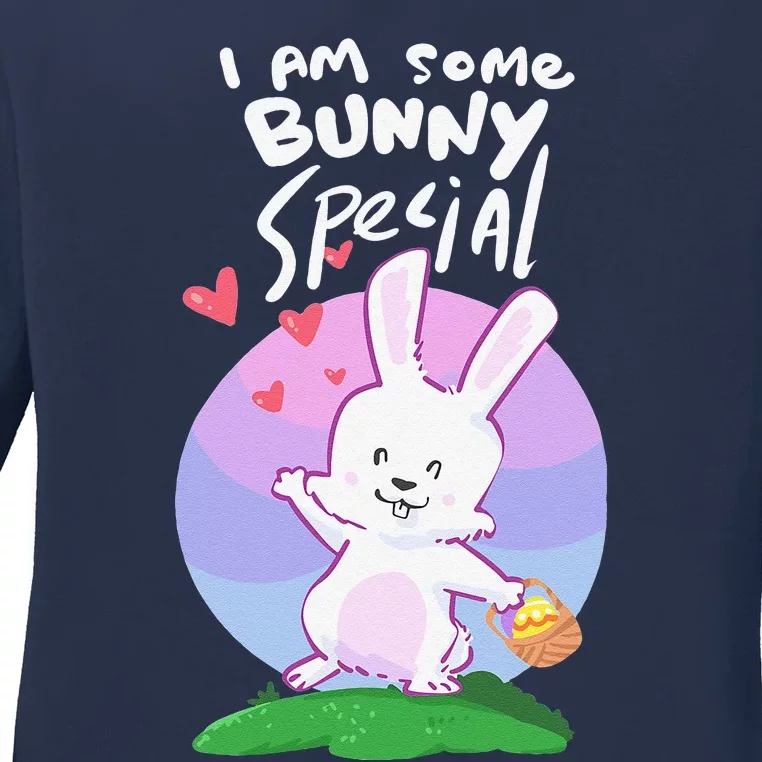 I Am Some Bunny Special Women Easter Quote Gift Ladies Long Sleeve Shirt