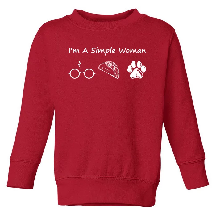 IM A Simple Woman Toddler Sweatshirt