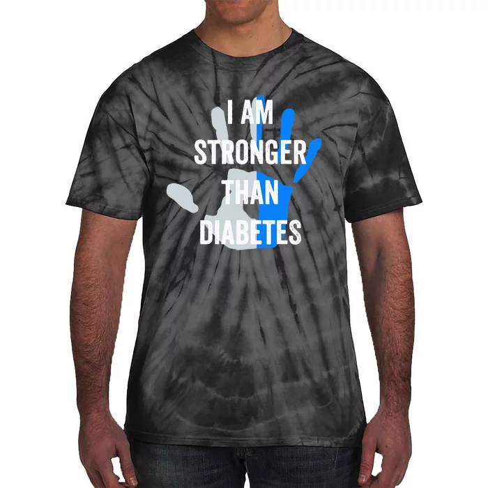 I am stronger than diabetes - cute Type one diabetes Tie-Dye T-Shirt