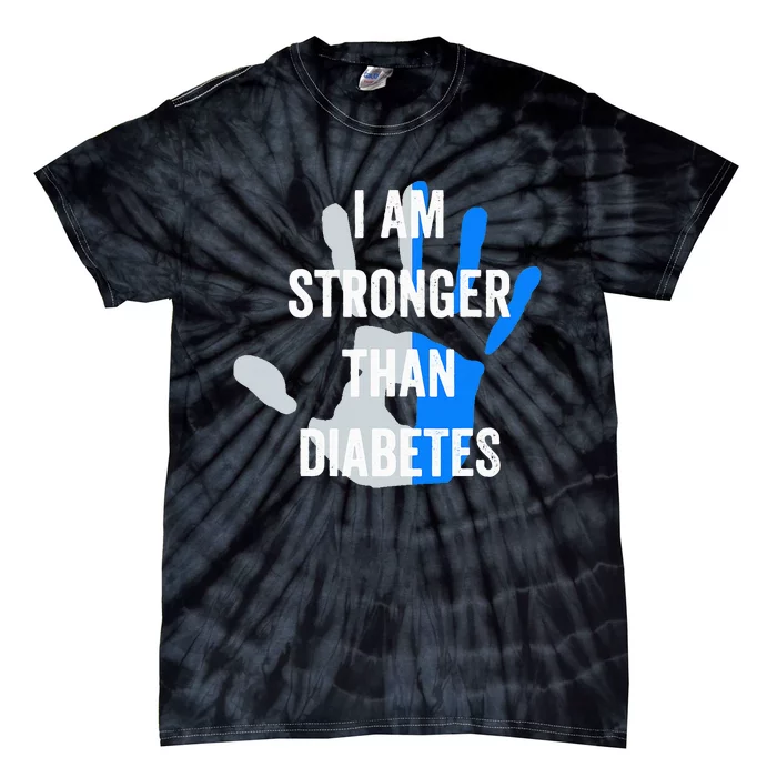 I am stronger than diabetes - cute Type one diabetes Tie-Dye T-Shirt