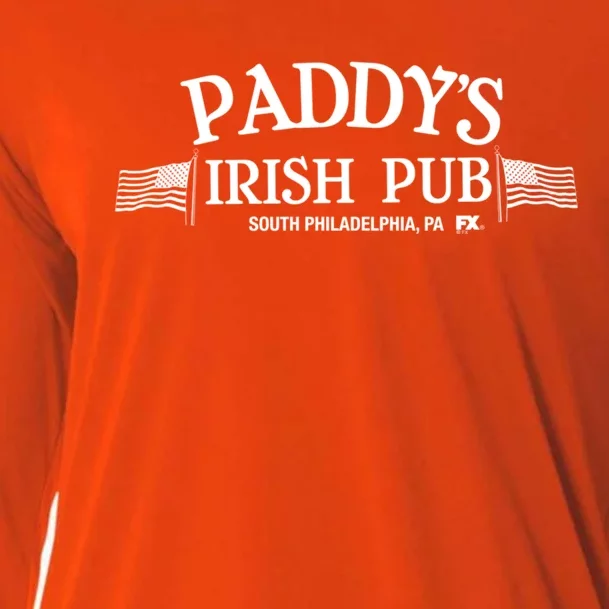 It's Always Sunny In Philadelphia Paddy's Pub Logo Cooling Performance Long Sleeve Crew