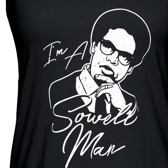 Im A Sowell Man Thomas African American Economist Ladies Essential Flowy Tank