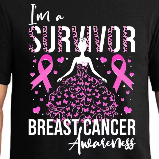 I'm A Survivor Breast Cancer Awareness Pajama Set