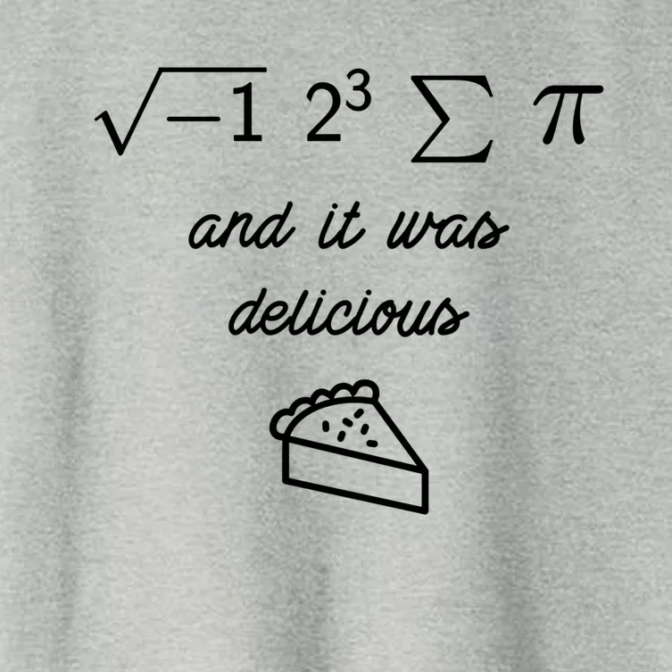 I Ate Some Pi (Pie) And It Was Delicious Happy Pi Day! Gift Women's Crop Top Tee