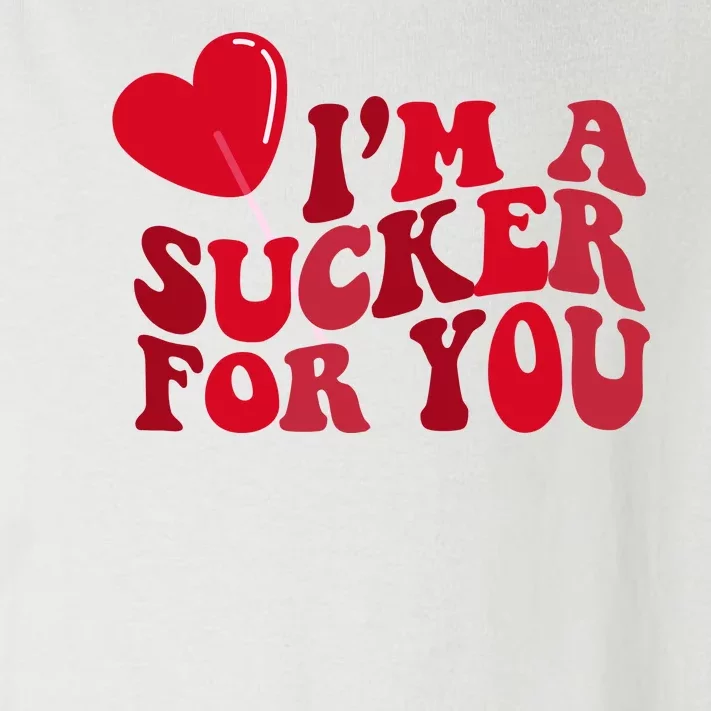 Im A Sucker For You Valentines Day Gift Retro Toddler Long Sleeve Shirt