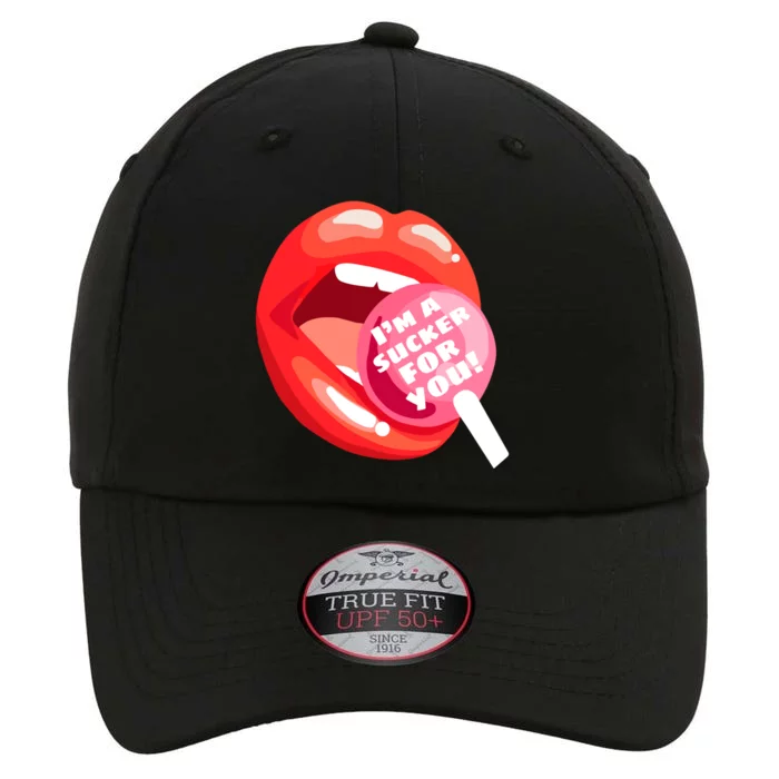 I'm A Sucker For You Red Lips Candy Lollipop Valentine's Day Great Gift The Original Performance Cap