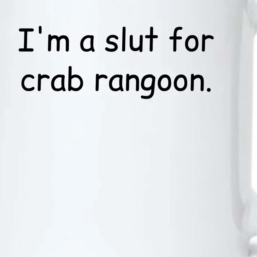 I’m A Slut For Crab Rangoon Funny Crab Rangoon Lover Black Color Changing Mug