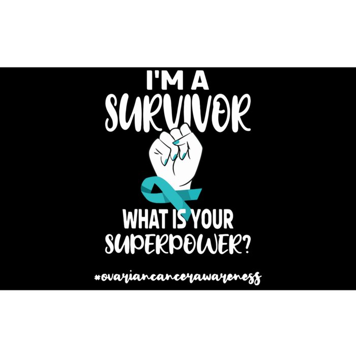 IM A Survivor Cancer Survivor Teal Ovarian Cancer Warrior Bumper Sticker