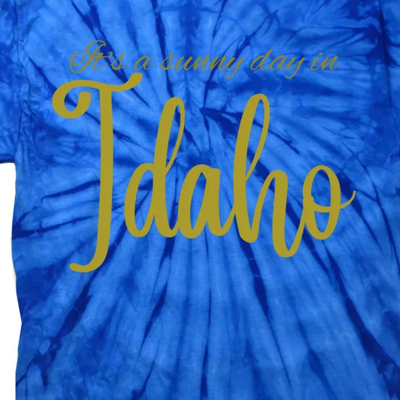 It's A Sunny Day In Idaho Gift Tie-Dye T-Shirt