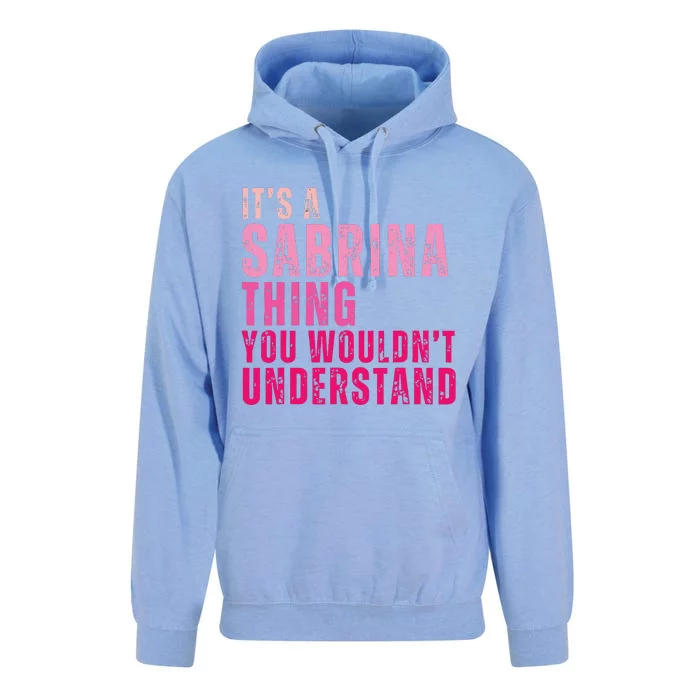 ItS A Sabrina Thing You WouldnT Understand Vintage Unisex Surf Hoodie