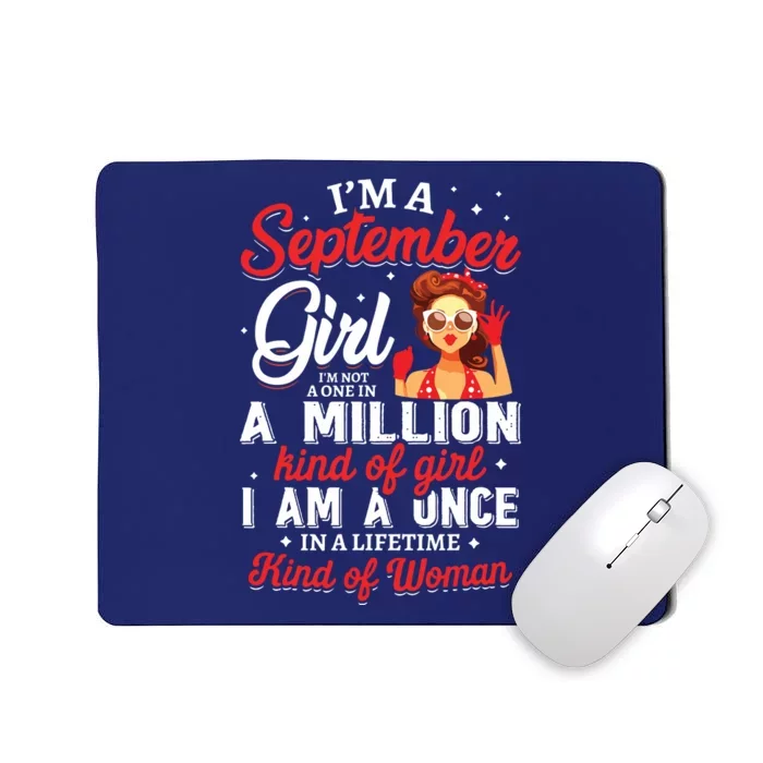 Im A September Girl Birthday Gifts Mousepad