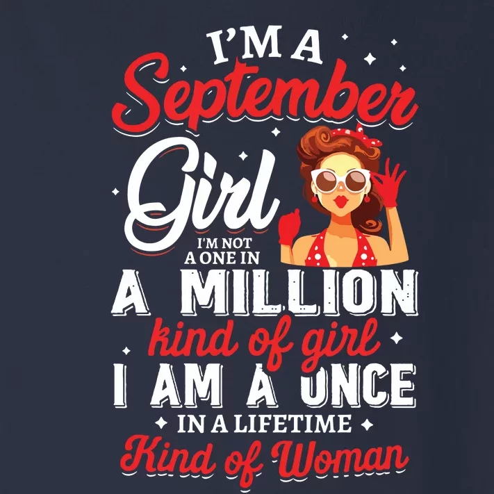 Im A September Girl Birthday Gifts Toddler Long Sleeve Shirt