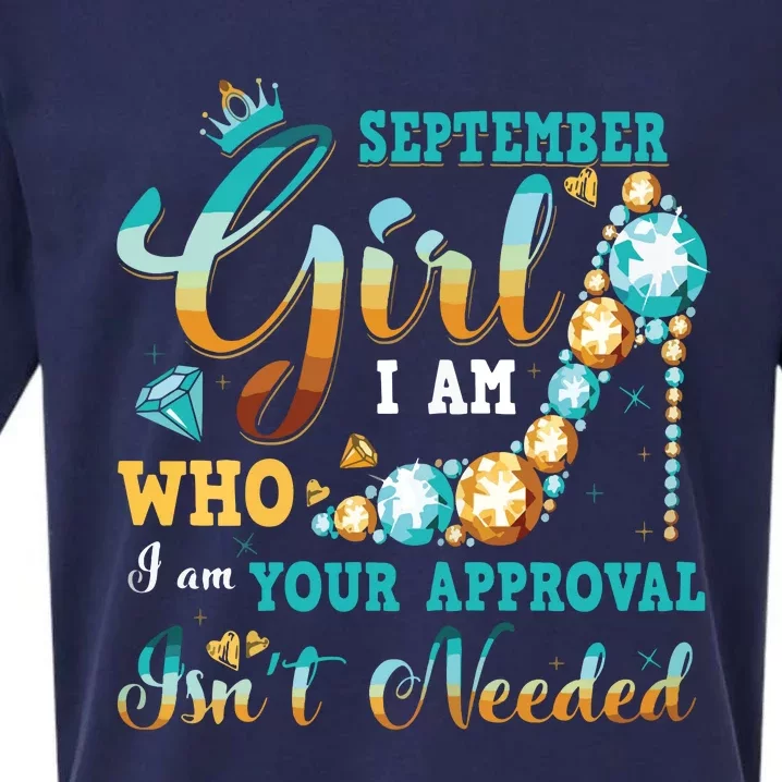 Im A September Girl Birthday Shirts I Am Who I Am Gifts Sueded Cloud Jersey T-Shirt