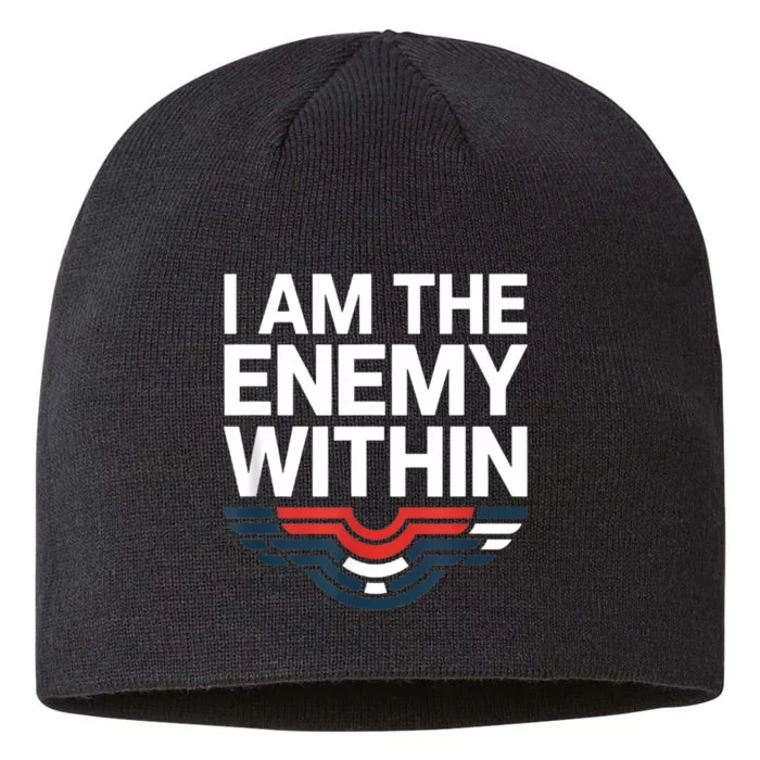 I Am The Enemy Within 8 1/2in Sustainable Knit Beanie