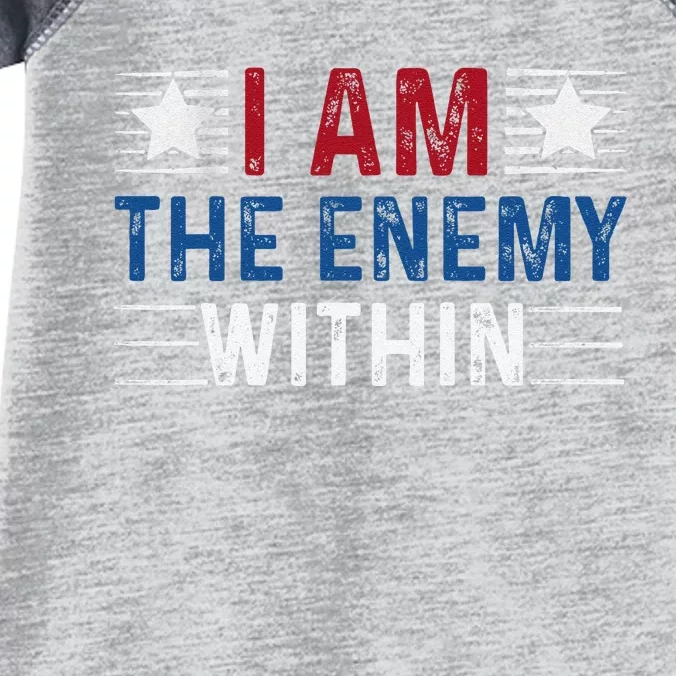 I Am The Enemy Within Infant Baby Jersey Bodysuit