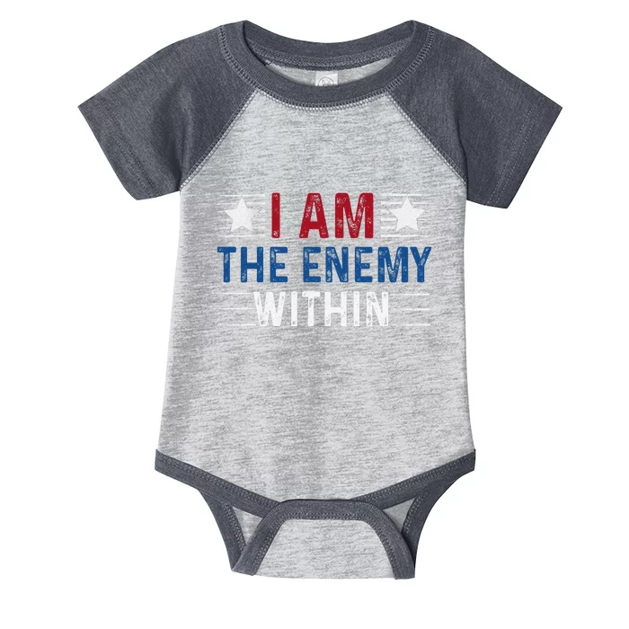 I Am The Enemy Within Infant Baby Jersey Bodysuit