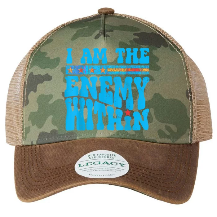 I Am The Enemy Within I Am The Enemy Within America Legacy Tie Dye Trucker Hat