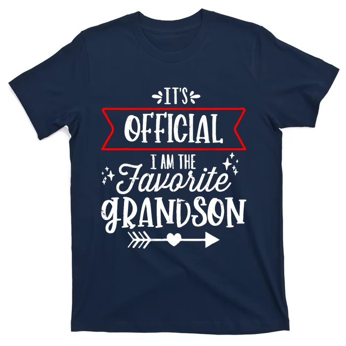 I Am The Favorite Grandson Grandpa Grandma T-Shirt