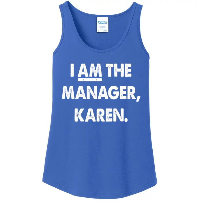 I Am The Ager Karen Gift Ladies Essential Tank