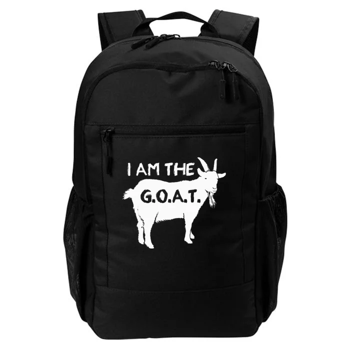 I Am The G.O.A.T. Greatest Of All Time Athletics Champion Daily Commute Backpack