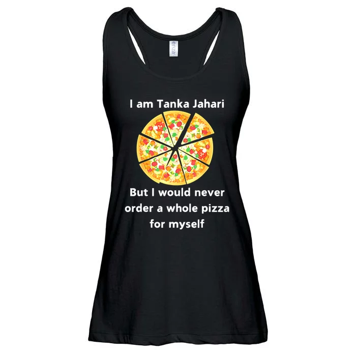 I Am Tanka Jahari Funny Pizza Lover Ladies Essential Flowy Tank