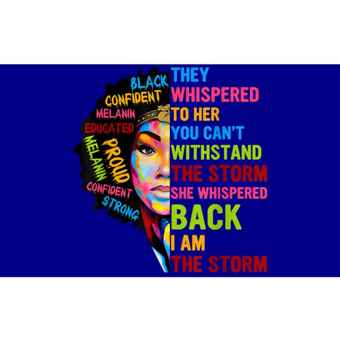 I Am The Storm Juneteenth Black History Month Gift Bumper Sticker