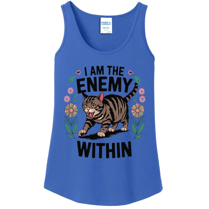 I. Am The Enemy Within Kamala Harris 2024 Merch Ladies Essential Tank