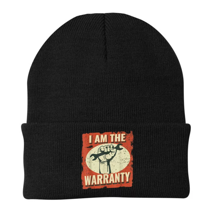 I Am The Warranty Workmen Handyman Funny Car Mechanic Knit Cap Winter Beanie