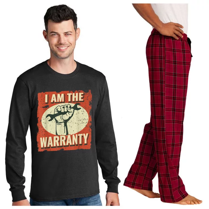 I Am The Warranty Workmen Handyman Funny Car Mechanic Long Sleeve Pajama Set