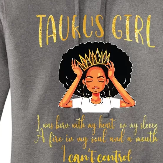 Im A Taurus Girl Birthday For Women Women's Pullover Hoodie