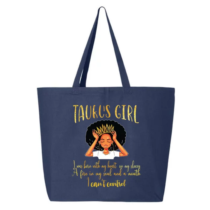 Im A Taurus Girl Birthday For Women 25L Jumbo Tote