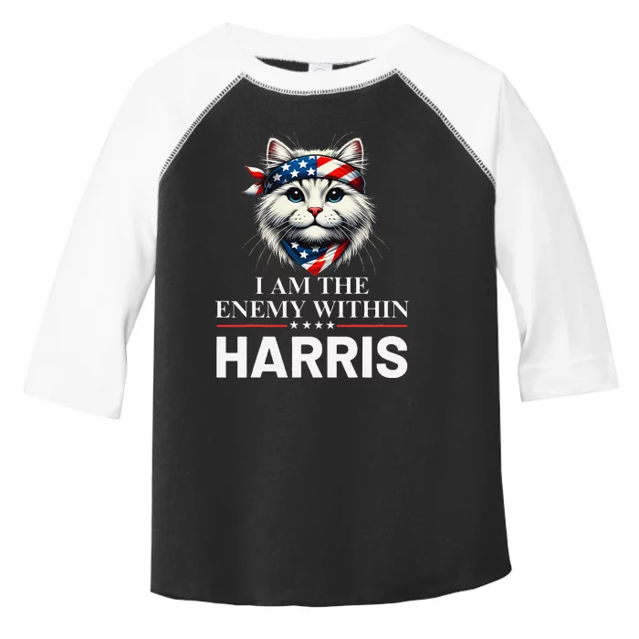 I Am The Enemy Within Harris 2024 I Am The Enemy Within Toddler Fine Jersey T-Shirt