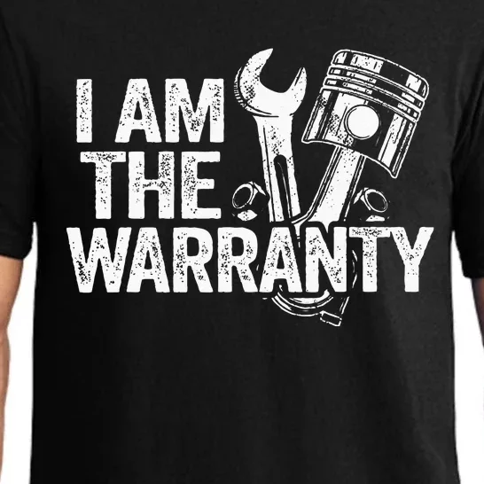 I Am The Warranty Race Car Parts Repair Guy Funny Mechanic Pajama Set