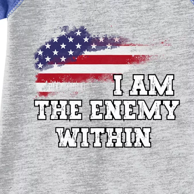 I Am The Enemy Within Infant Baby Jersey Bodysuit