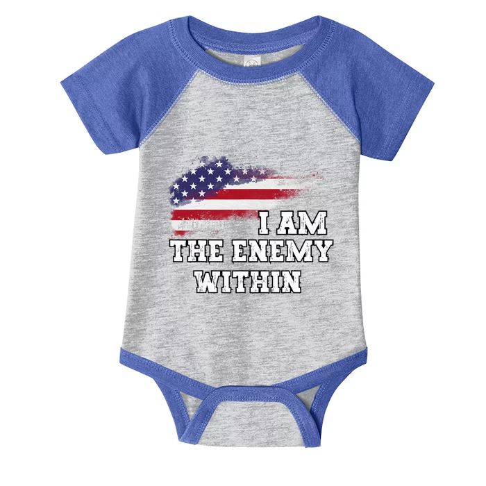 I Am The Enemy Within Infant Baby Jersey Bodysuit