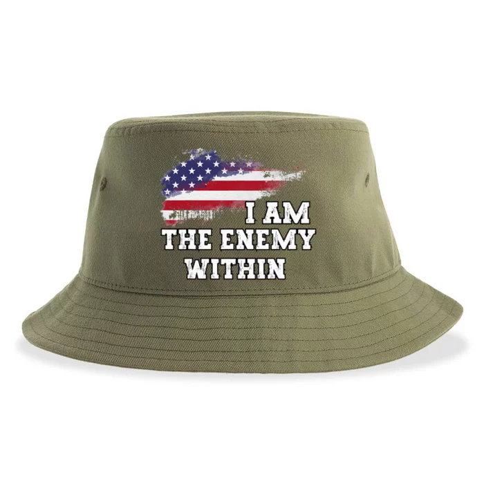 I Am The Enemy Within Sustainable Bucket Hat