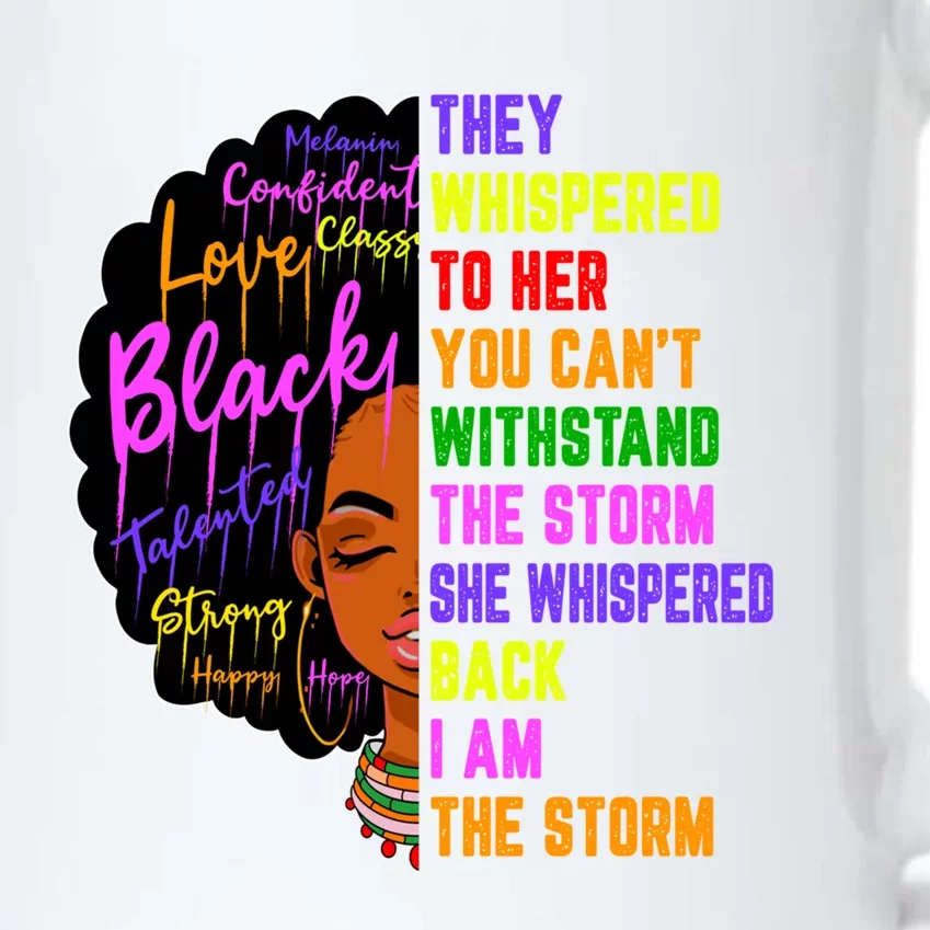 I Am The Storm Black Juneteenth Black History Month Great Gift Black Color Changing Mug