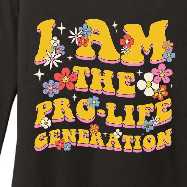 I Am The Pro Life Generation Groovy Style  Pro Choice Womens CVC Long Sleeve Shirt