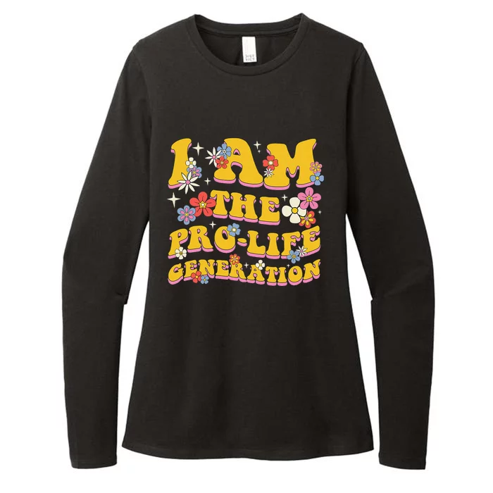 I Am The Pro Life Generation Groovy Style  Pro Choice Womens CVC Long Sleeve Shirt