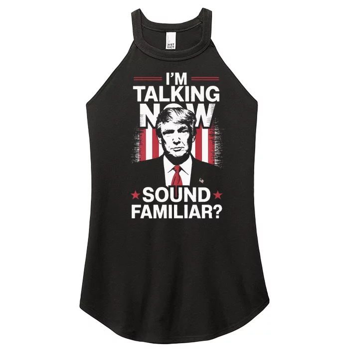 I Am Talking Now Trump Harris Debate 2024 Women’s Perfect Tri Rocker Tank