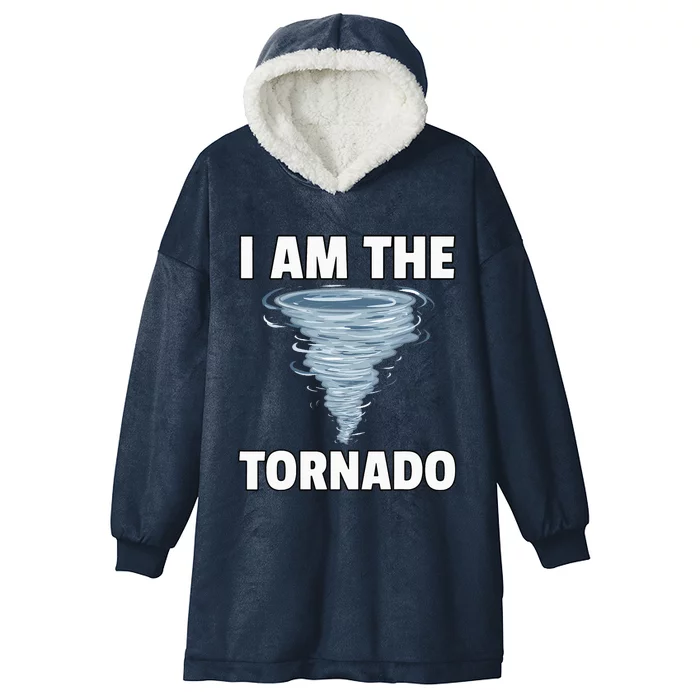 I Am The Storm Twister Tornado Hurricane Meteorologist Hooded Wearable Blanket