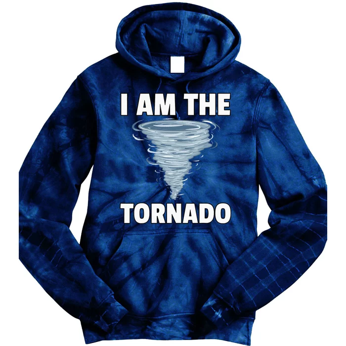 I Am The Storm Twister Tornado Hurricane Meteorologist Tie Dye Hoodie