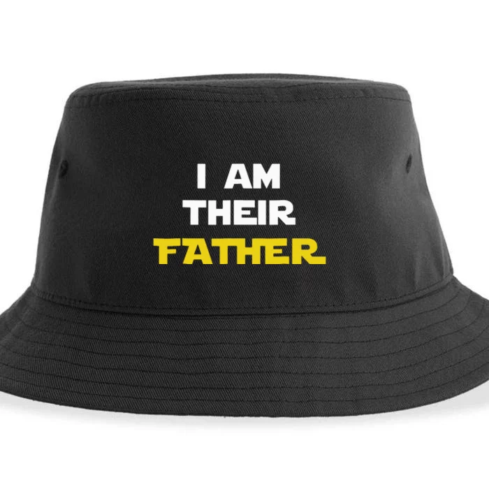 I Am Their Father Tee Proud Dad Day Gift For Movie Fan Sustainable Bucket Hat