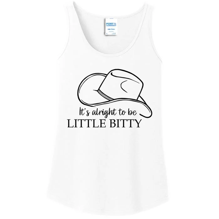 ItS Alright To Be Little Bitty Ladies Essential Tank