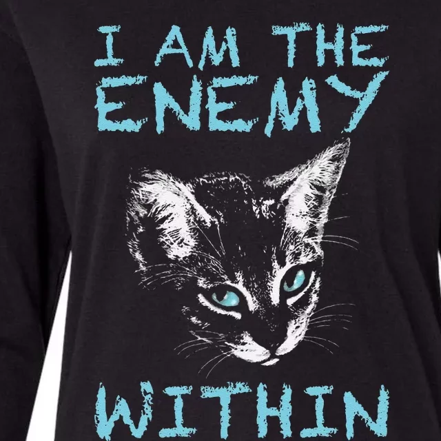 I Am The Enemy Within Kamala Harris 2024 Womens Cotton Relaxed Long Sleeve T-Shirt