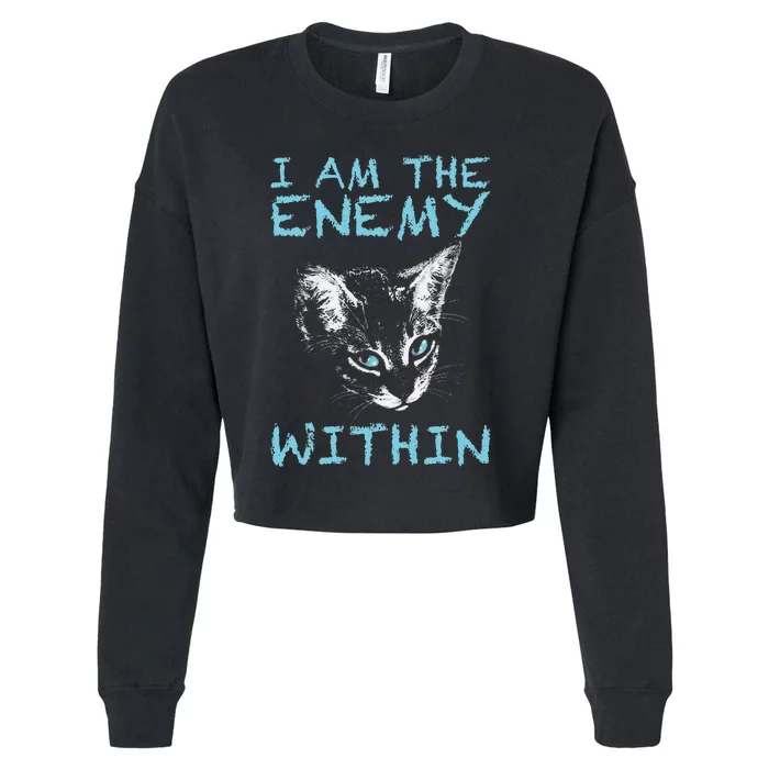 I Am The Enemy Within Kamala Harris 2024 Cropped Pullover Crew